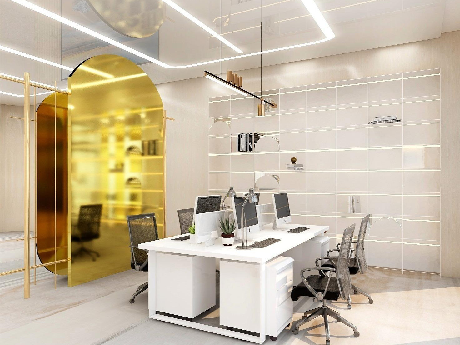 办公空间焕新指南:布局规划×视觉美学×舒适升级全攻略(图5) 办公空间焕新指南:布局规划×视觉美学×舒适升级全攻略(图5)