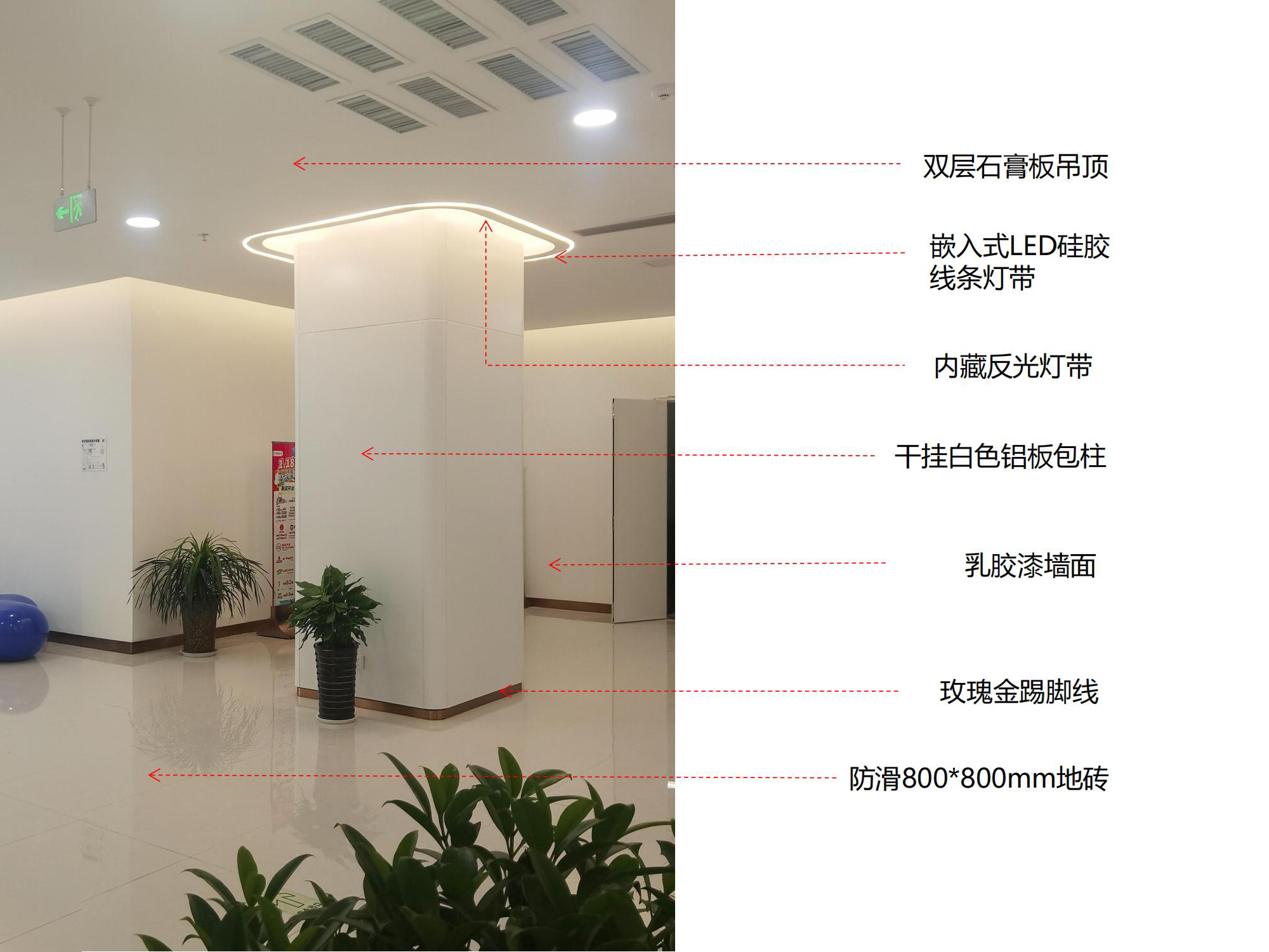 淮北海容实业有限责任公司5900平方商场店铺装修设计工程(图2)