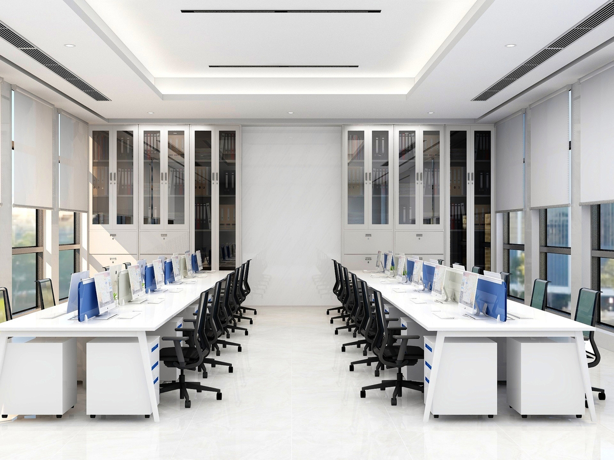 安庆“实用高效 ” 现代简约风企业办公室装修设计项目(图1)