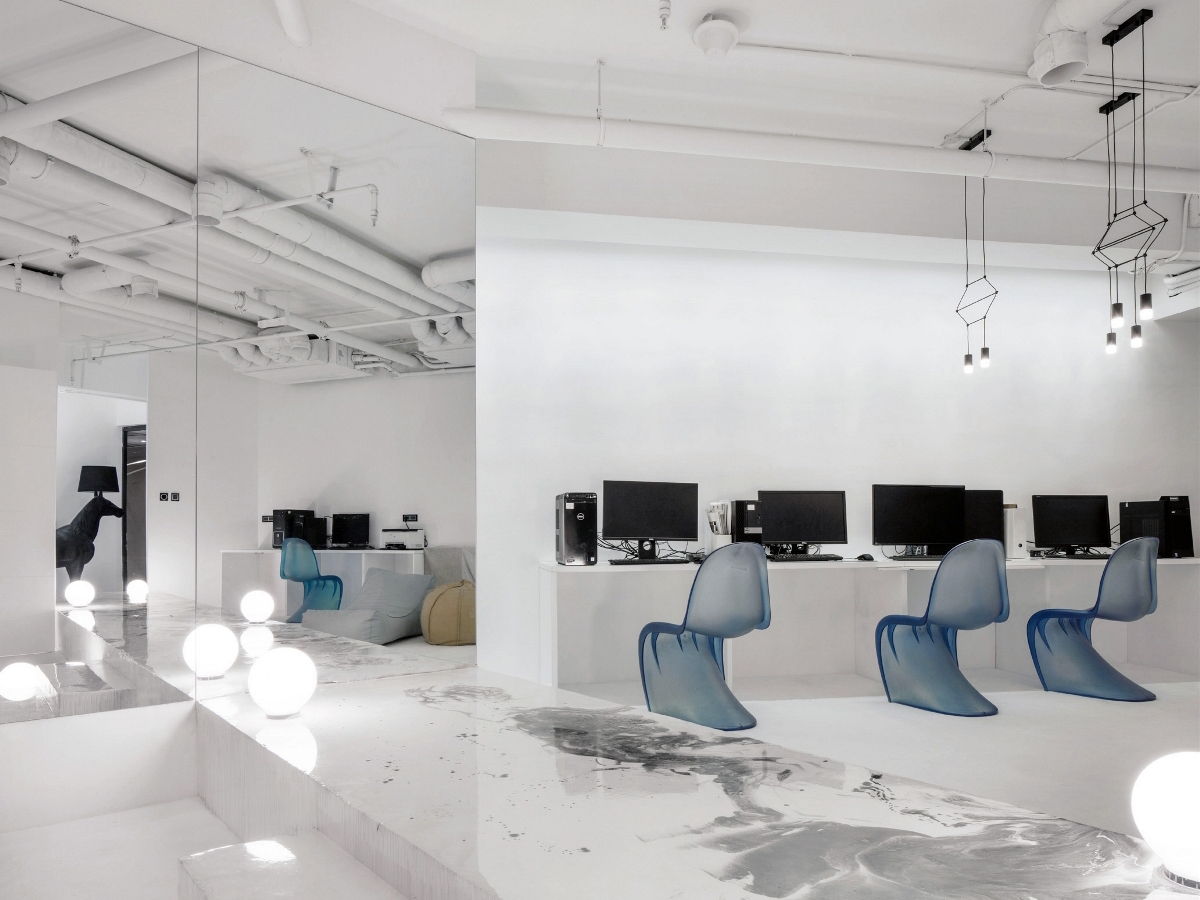 合肥 500㎡绘画培训室装修设计项目(图3)