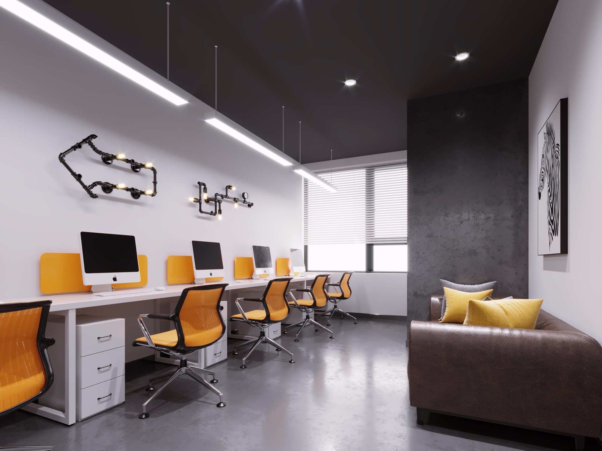 合肥600平潮玩主题简易办公室装修设计项目(图2)