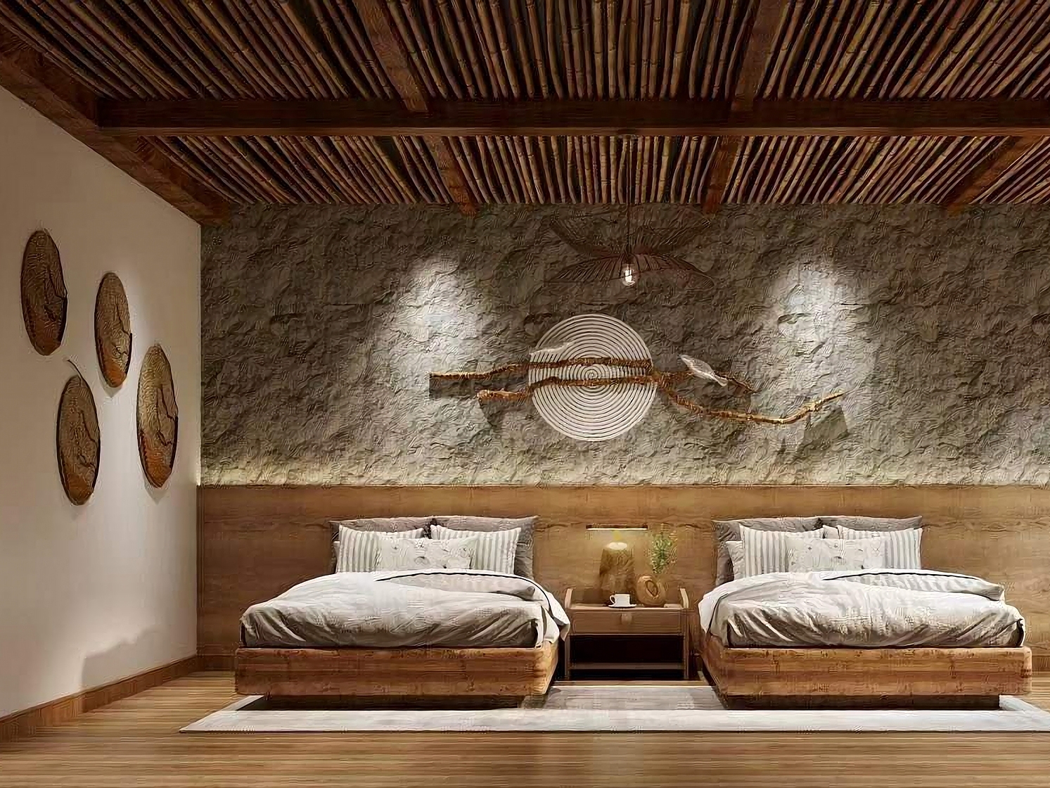 合肥2000平精品民宿装修设计项目(图2)