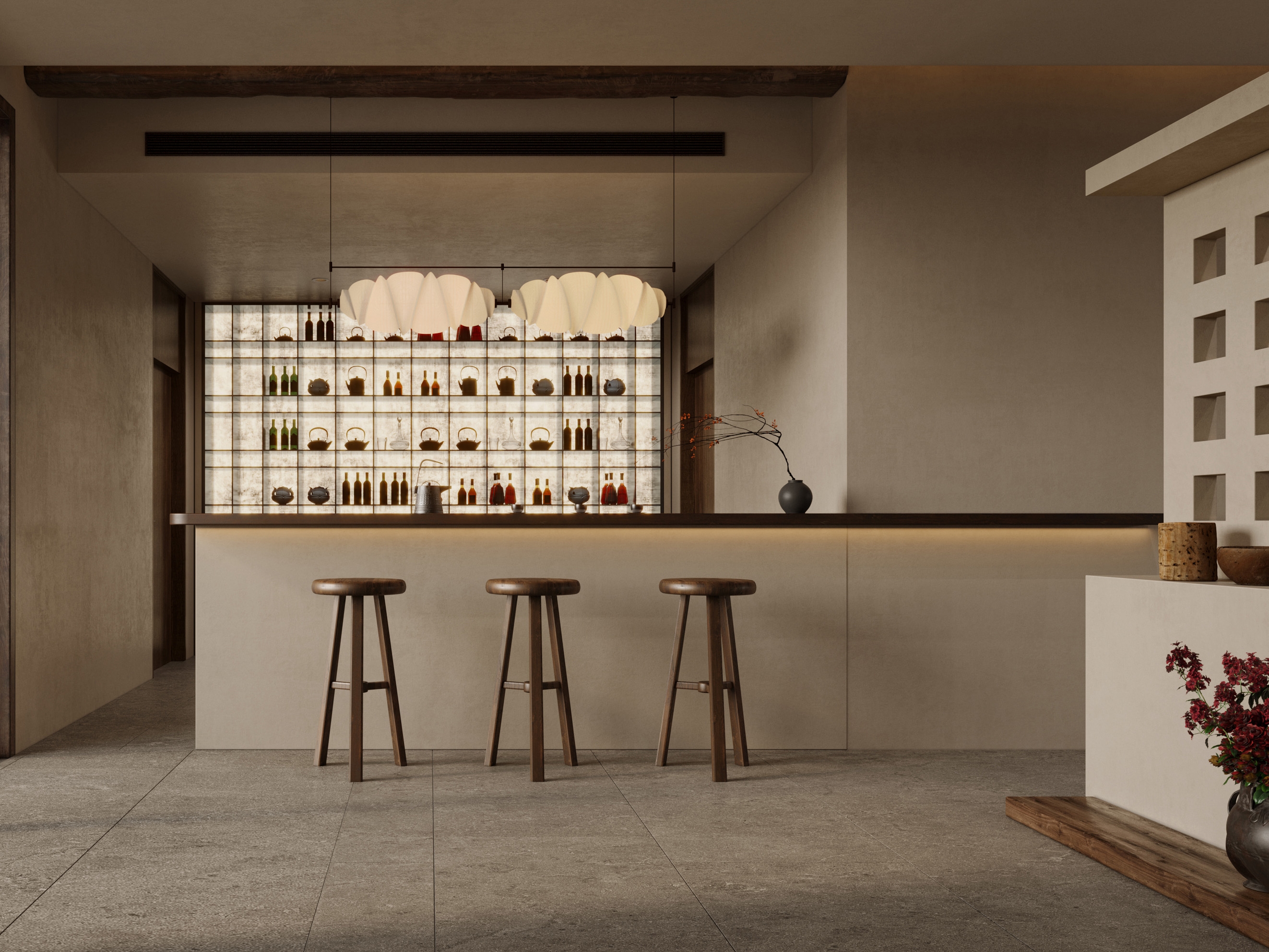 马鞍山侘寂风整屋民宿装修设计项目(图2)