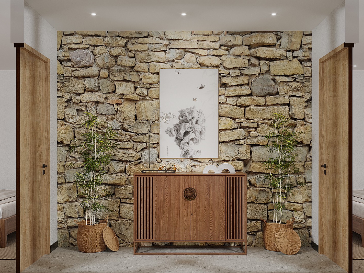 芜湖500平自然复古乡野民宿装修设计项目(图2)